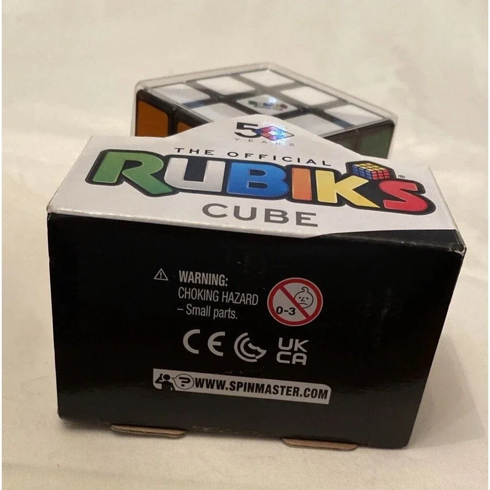 Rubik’s Cube, The Original 3x3 Brain Teaser Fidget Toy (6063964) New Sealed